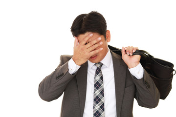 苦悩するビジネスマン