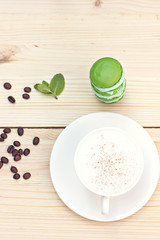 Green French Makarons