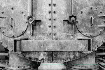 The old factory abstract background of industrial equipment