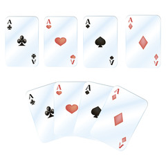 card aces, vector