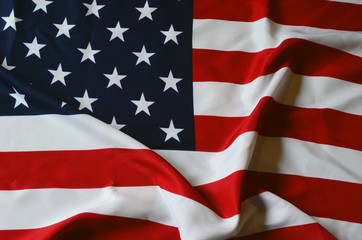 American Flag as background
