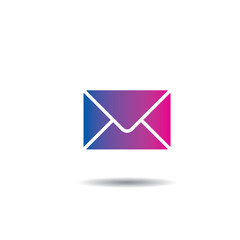 Vector Mail Logo Icon Flat Design