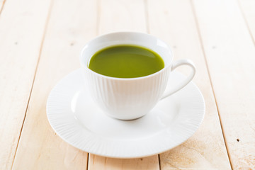 hot matcha