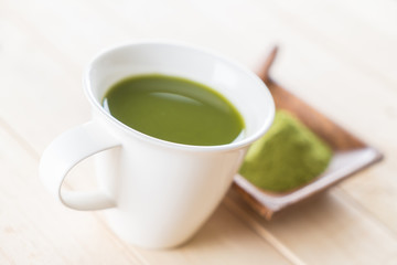 hot matcha