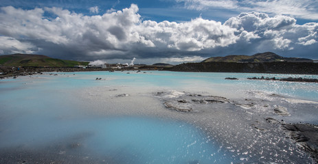 Geothermal lagoon, south of Iceland