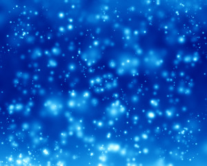 Glittering blue background