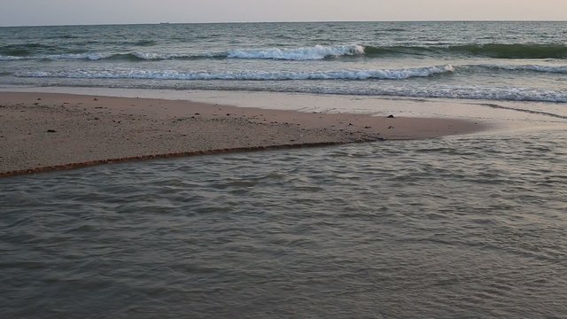 River and sand