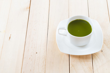 hot matcha