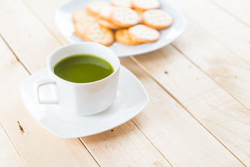 hot matcha