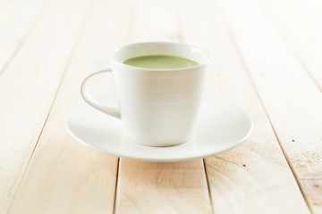 hot matcha latte