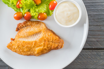 fried fish steak
