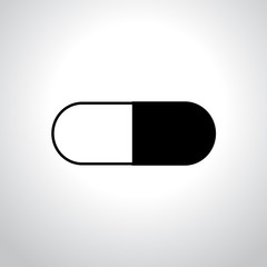 Pill vector icon