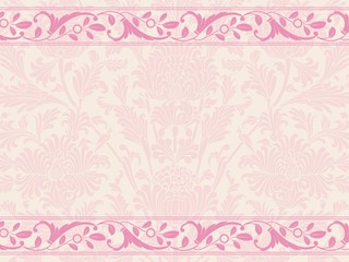 wedding card design, paisley floral pattern , India