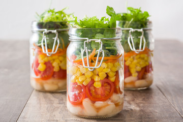 Salad in jar
