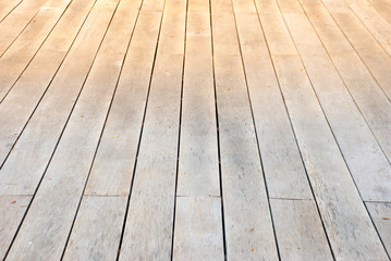 The wood texture and sun light in background