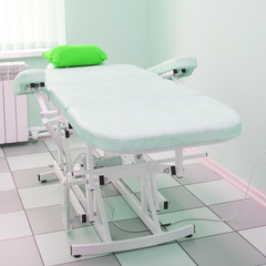The image of a massage bed