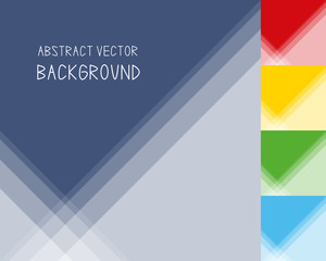 Set of Coloured Square Abstract Backgrounds