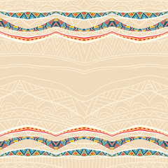 Festive Background With Ornate Ribbons