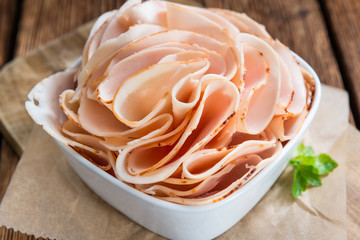 Heap of sliced Chicken Breast Fillet