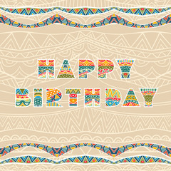 Happy Birthday Greeting Card
