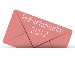 Enveloppe Rose Présidentielle 2017