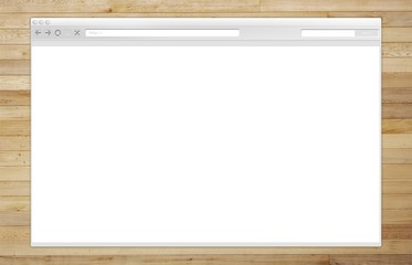 Obraz premium Okno przeglądarki internetowej