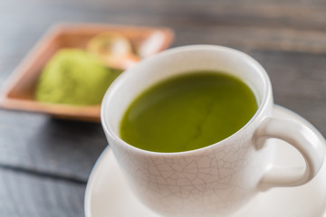 hot matcha