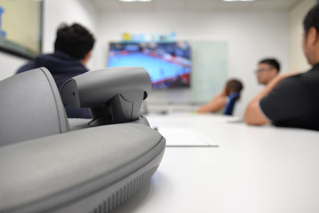 Video conference for long distance communication