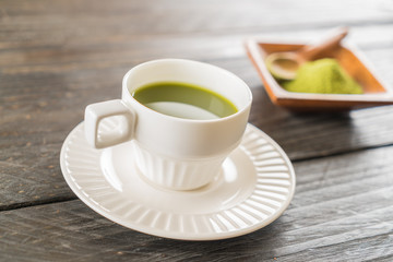 hot matcha