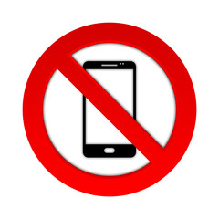 Telefonieren Verboten - Smartphone
