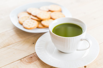 hot matcha
