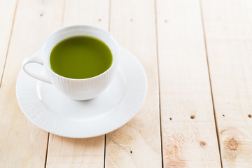 hot matcha