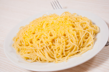 capellini pasta with cheese