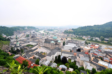 Fototapeta na wymiar City of Salzburg, Austria