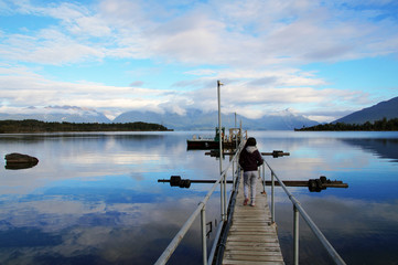 Landscape Te Anau, New Zealand