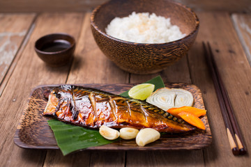 Grilled Saba fish Japanese Style