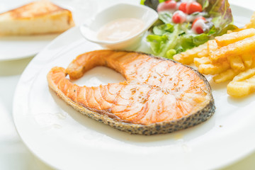salmon steak