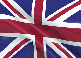 English Flag - 3D