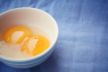 Eggs in a bowl