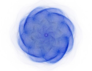Fototapeta premium Elementary Particles series. Interplay of abstract fractal forms on the subject of nuclear physics science and graphic design.