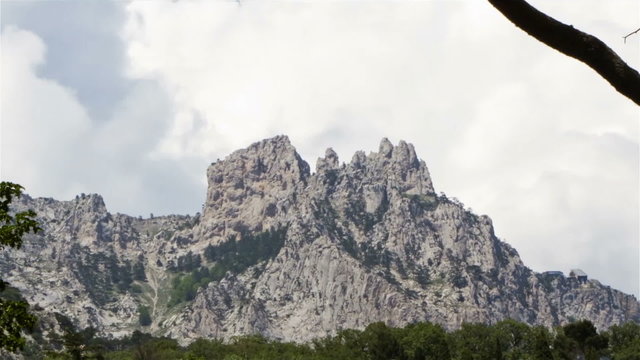 Mount Ai-Petri, Crimea. Timelipse