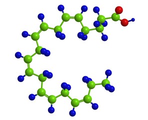 Eicosapentaenoic acid - molecular structure