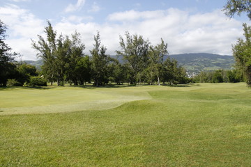 Fototapeta na wymiar Golf à la La Réunion
