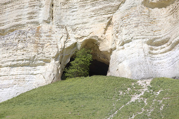 Crimea, a mountain White Rock