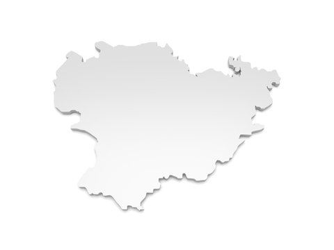 3D Karte Baden-W&uuml;rttemberg - G&ouml;ppingen