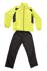 sports suit on the white background