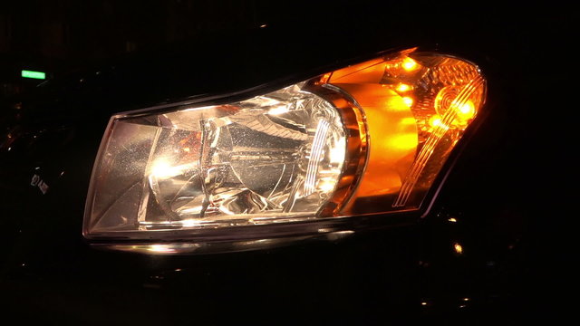 included flashing turn signal in the car overnight