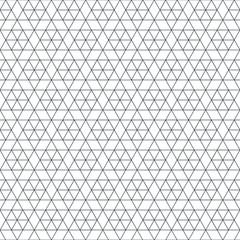 monochrome triangle hexagon seamless pattern.