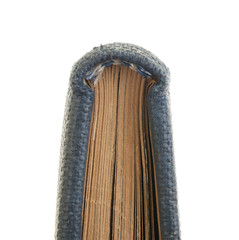 Closed old book isolated
