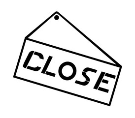 close symbol message